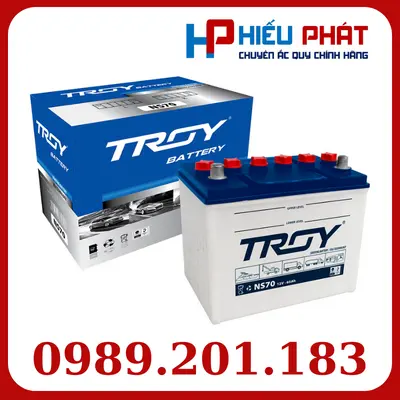 Bình Ắc Quy Troy NS70R 12V-65Ah