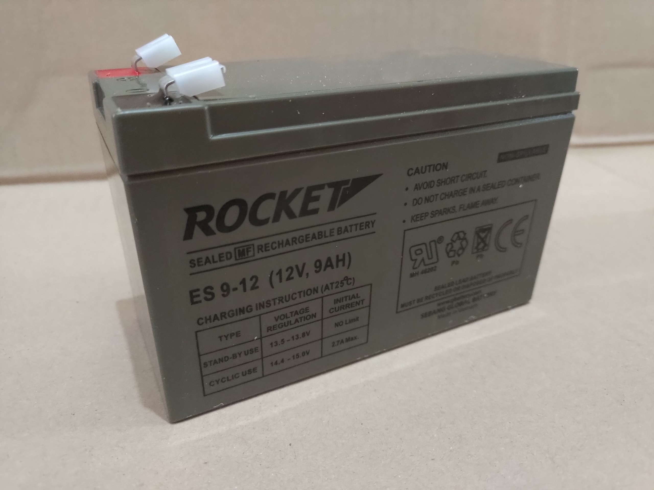 Rocket ES 9-12 12V 9AH - Rocket Battery