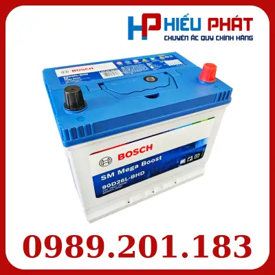 Bình Ắc Quy Bosch 90D26L 12V 75Ah