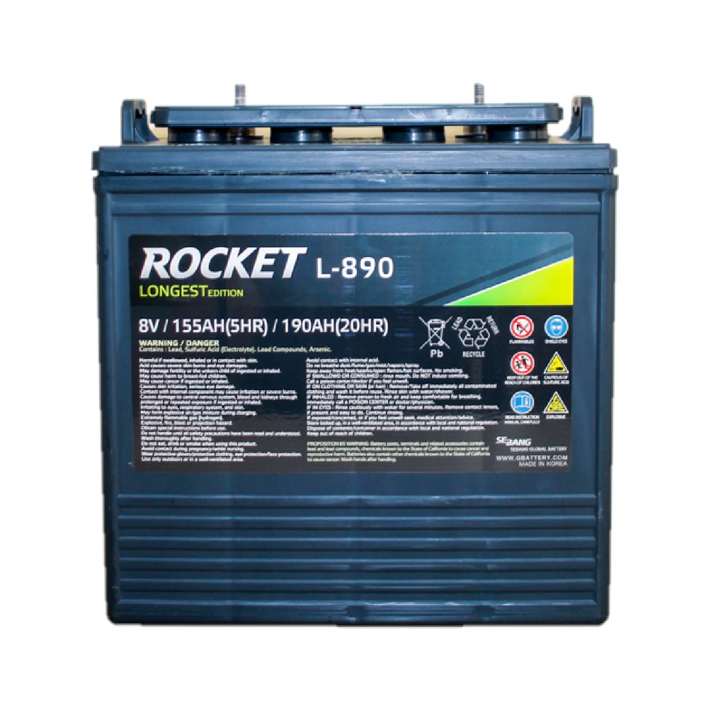 Ắc quy Rocket L-890 8V 190AH | G7Auto.vn