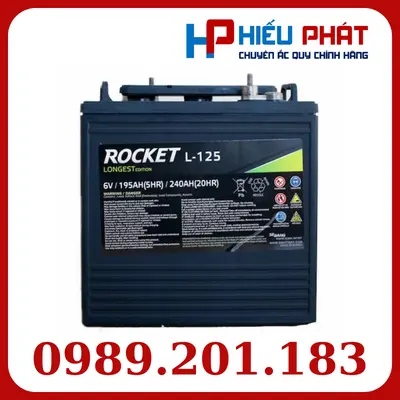 Bình Ắc Quy ROCKET L-125 6V-240Ah