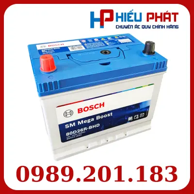 Bình Ắc Quy Bosch 80D26R 12V 70Ah