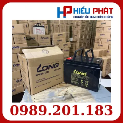 Ắc Quy Long (VRLAAGM) 12V-80Ah (10HR), KPH80-12N, F8-M6