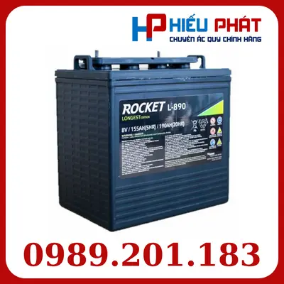 Bình Ắc Quy ROCKET L-890 8V-190Ah