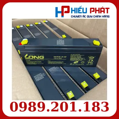 Ắc Quy Long (VRLAAGM) 12V-2.3Ah (20HR), WP2.3-12, F1