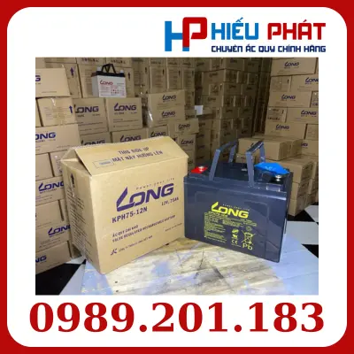 Ắc Quy Long (VRLAAGM) 12V-75Ah (20HR), KPH75-12N, F8-M6