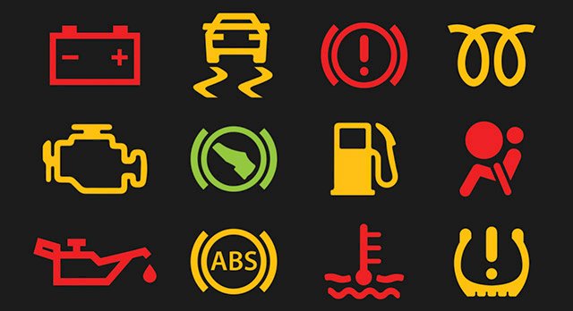 Ý nghĩa các ký hiệu & đèn cảnh báo trên bảng tablo ô tô hay bảng đồng hồ trung tâm - Báo ÔTô Online - Kiến thức xe oto, xe tải, tin