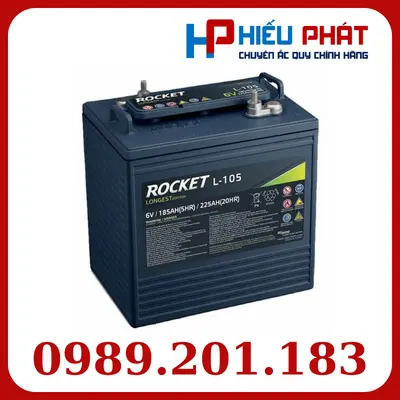 Bình Ắc Quy ROCKET L-105 6V-225Ah