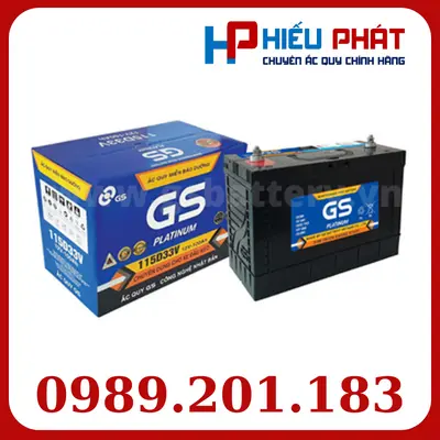 Bình Ắc Quy GS MF 115D33V 12V-100Ah