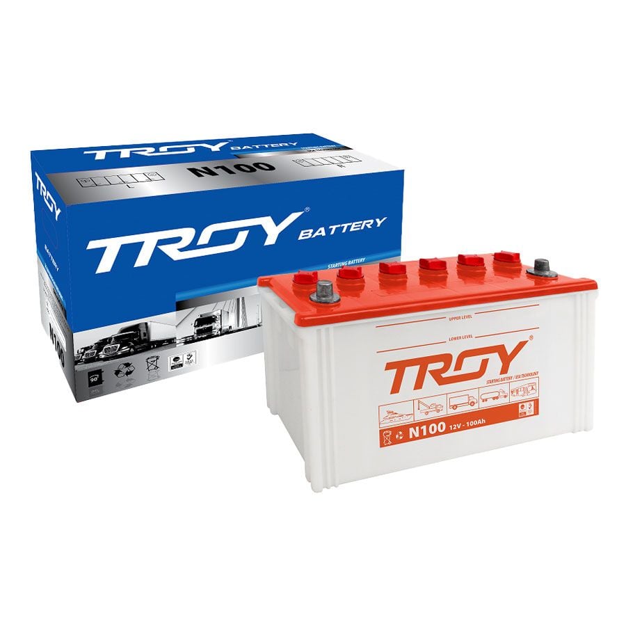 Ắc quy Troy N100 12V 100AH chính hãng, giá tốt nhất tại Ắc Quy Cao Cấp