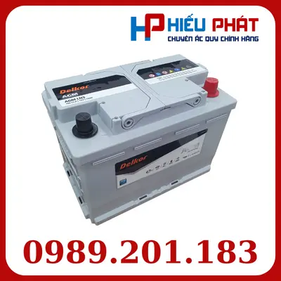 Bình Ắc Quy Delkor AGM70 LN3 12V-70Ah