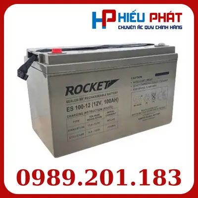 Bình Ắc Quy Rocket ES 100-12 (12V-100Ah)