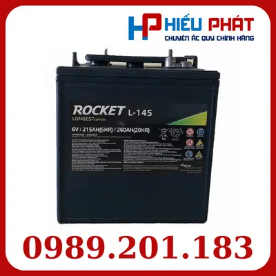 Bình Ắc Quy ROCKET L-145 6V-260Ah