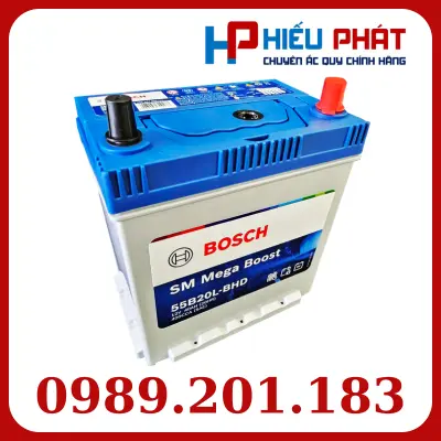 Bình Ắc Quy Bosch 55B20L 12V 40Ah