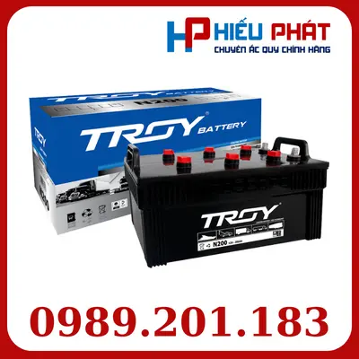 Bình Ắc Quy Troy N200 12V-200Ah