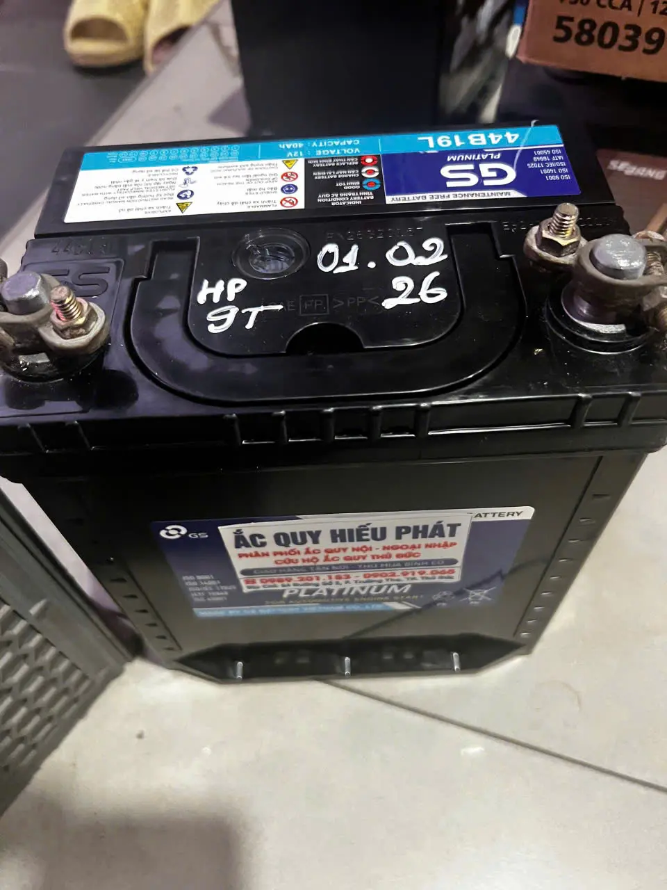 ắc quy GS MF 44B19L