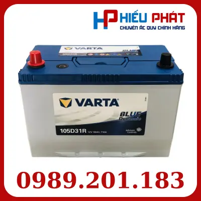 Bình Ắc Quy Varta 105D31R 12V-90Ah