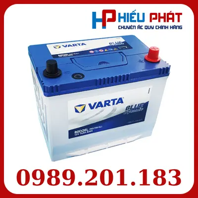 Ắc Quy Varta 80D26L (NX110-5L) 12V-70Ah