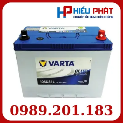 Bình Ắc Quy Varta 105D31L 12V-90Ah