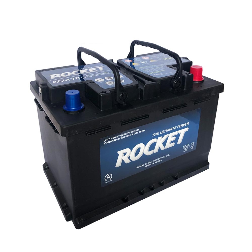 Ắc quy Rocket AGM L3 12V - 70AH | Phân phối ắc quy chính hãng