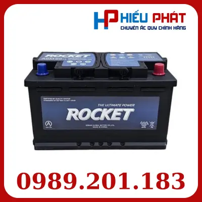 Bình Ắc Quy ROCKET AGM L4 12V-80Ah