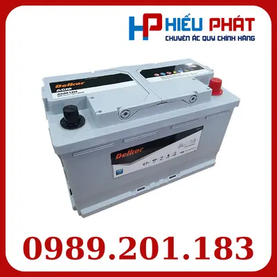 Bình Ắc Quy Delkor AGM80 LN4 12V-80Ah