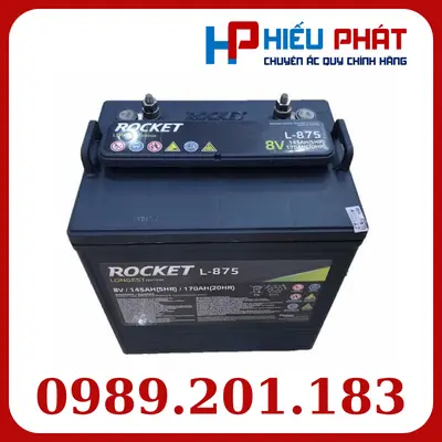 Bình Ắc Quy ROCKET L-875 8V-170Ah