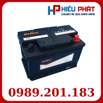 Bình Ắc Quy Delkor DIN 57539 12V-75Ah