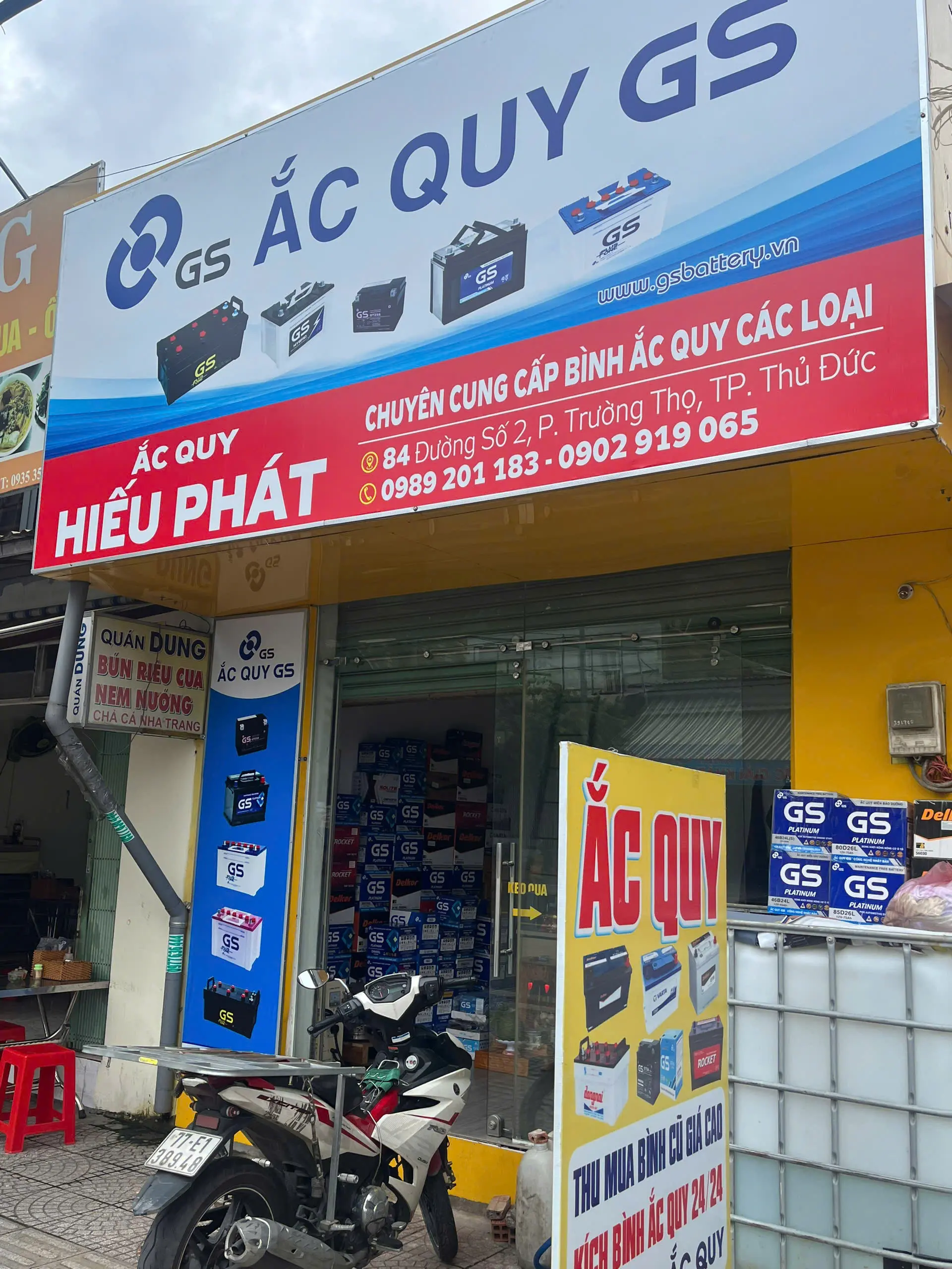 Cửa Hàng Ắc Quy Tại Đường Số 2, Phường Trường Thọ - TP. Thủ Đức