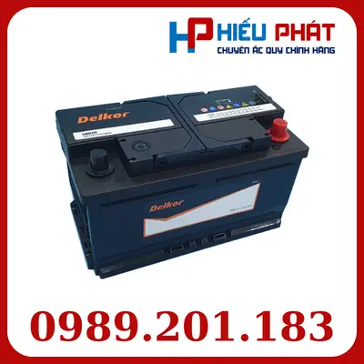 Bình Ắc Quy Delkor DIN 58039 12V-80Ah