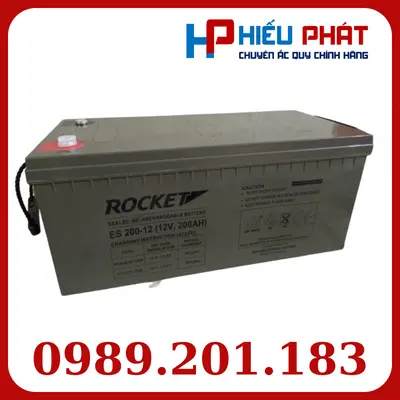 Bình Ắc Quy Rocket ES 200-12 (12V-200Ah)